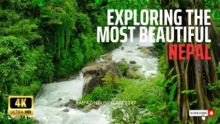 Nepal In 4K | Country Of The Highest Mountain In The World |Amazing places |  Scenic Relaxation Film