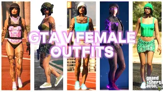 GTA V | 40 CUTE FEMALE OUTFITS | NON GLITCHED / GLITCHED 🌸