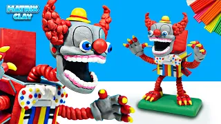 How To Make The New Poppy Playtime Update Is Here:A CLOWN BOXY BOO Killer from Clay / Matrix Clay