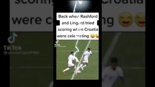 When Rashford & Lingard Tried Scoring Whil Croatia CELEBRATRD😱😂 #shorts