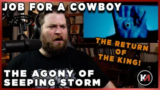 The KING has returned! Vocal Coach Analyzes Job For A Cowboy "The Agony of Seeping Storm"