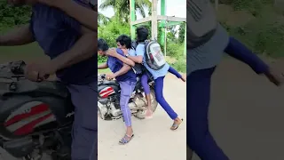 🤣 Anna Anna Konjam Niruthuna 🤣 #trending #comedy #viral #video #shorts #funny #school #life #bike  🥰