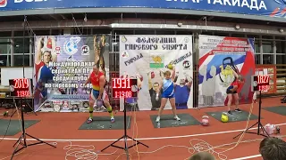 Финиш Новогоднего марафона Иван Денисов 20 кг рывок гири