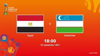 Egypt v Uzbekistan | FIFA Futsal World Cup 2021 | Full Match