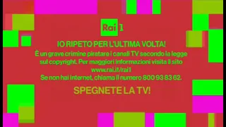 [FAKE] Rai 1 Anti-Piracy Screen (Italy, 2021-present)