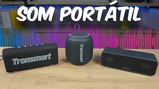 QUAL MELHOR SOM PORTÁTIL DA ATUALIDADE? Tronsmart Trip, T7 mini e Soundcore 3