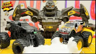Monster Truck Monday: Father & Son Explore MAX-D VS TEAM HOT WHEELS Play Set