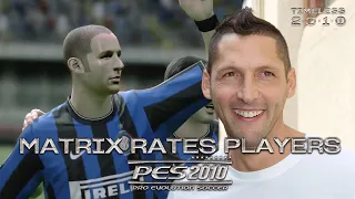 MARCO MATERAZZI LOOKS BACK at INTER PLAYER RATINGS on PES 2010! | TIMELESS 🎮⚫🔵🏆🏆🏆 [SUB ENG]