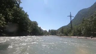 Сплав по реке Бзыбь. Абхазия.