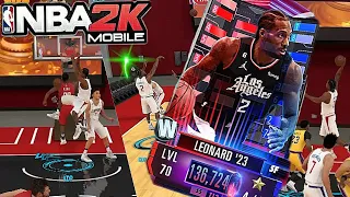 KAWHI IS THE BEST SMALL FORWARD IN NBA 2K MOBILE!!!