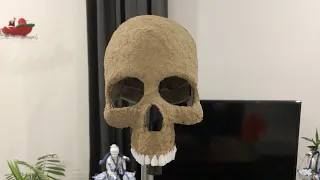 How I Make Human Skull Paper Mache 2