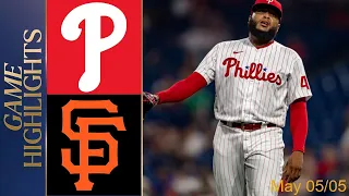 Philadelphia Phillies vs. San Francisco Giants GAME HIGHLIGHTS 05/05/2024 | MLB Spring Training 2024