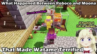 What Happened Between Roboco and Moona that Made Watame Feel Terrified【Hololive English Sub】
