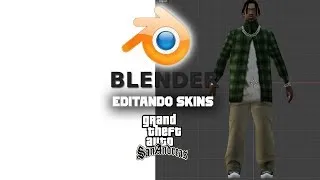 BLENDER 2.82 - GTA SANDREAS Editing skin ( DRAGONFF ) (TRANSCRIPT IN ENGLISH)