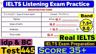 IELTS Listening Practice Test 2024 with Answers [Real Exam - 445 ]