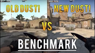 NEW vs OLD Dust 2 | Side By Side Benchmark | GTX 1070 + i7 7700K