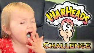 WARHEADS CHALLENGE: Kids Eating Warheads For The First Time