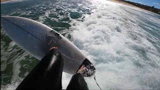 Super Sick Wedging Peaks in Crystal Clear Water POV Surfing