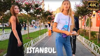 ⁴ᴷ 🇹🇷 ISTANBUL SULTAN AHMAD WALKING TOUR  l OCTOBER 2021 [4K60FPS]