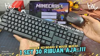 Rekomendasi Keyboard & Mouse Murah 1 Set Cuma 30 Ribuan - Cocok Buat Main Game & Ngetik