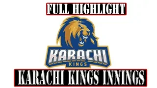 PSL 3 2nd Match Karachi Kings Full Highlight/2018