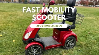 Fast Mobility Scooter - 48V EWheels EW-72