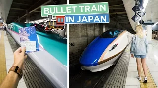 First Time Experiencing a Bullet Train | Japan Vlog