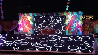 Grand Wedding LED ScreenVideo Wall Stage |Reception Event Decoration Heart's Desire Events Rourkela