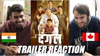 DANGAL | Aamir Khan | Official Trailer Reaction || Canadian Reacts to DANGAL | Foreigners react