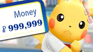 BEST GUIDE For Making Money EASY in Pokemon Let's Go Pikachu & Eevee!