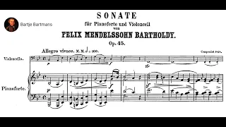 Mendelssohn - Cello Sonata No. 1, Op. 45 (1838)