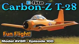 E-Flite Carbon Z T-28 2.0m BNF Basic - Model AV8R Fun Flight!