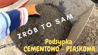 Sand and cement ballast. (DO IT YOURSELF)