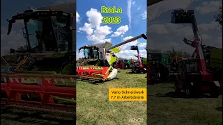 BraLa 2023 Agrartechnik Mähdrescher CLAAS Trion 650 im Kurzprofil