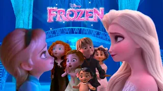 Castle of the Princesses pt.1 | Frozen 3 Queen Elsa, Anna, Merida, Moana and Mirabel [Fanmade Scene]