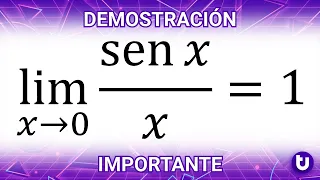 Límite cuando x tiende a 0 de Sen(x)/x: Demostración Fundamental en Cálculo | Ejercicio Resuelto 021