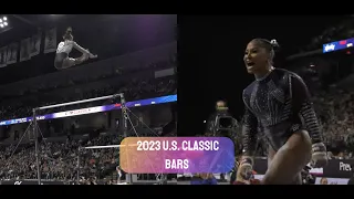 All 2023 Core Hydration U.S. Classic Uneven Bars Routines from Lowest to Highest Score