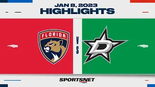 NHL Highlights | Panthers vs. Stars - January 8, 2023