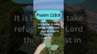 🤲🙏 Daily Bible Verses--- Psalm 118:8 #shorts #bibleverse #god #pray #trustgod  #jesus #godlovesyou