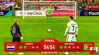 PES 2021 - Croatia vs Portugal Final - Penalty Shootout FIFA World Cup 2022