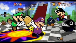 Super Mario 64 Coop 16 Star Speedrun 19:21