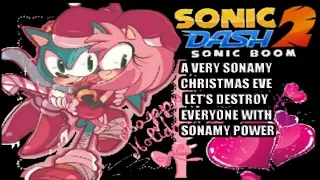 Sonic Dash 2 A Very Sonamy Christmas Eve Lets Destroy Everyone With Power Of Sonamy