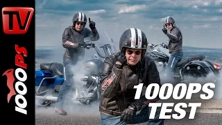 1000PS review - Harley Davidson Road King vs Indian Springfield 2017