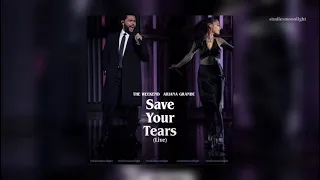 The Weekend & Ariana grande - Save Your Tears (Remix) (¡Heart Radio live versión) (Official Audio)