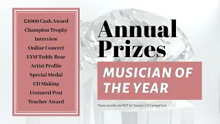 Prizes – "London Young Musician of the Year" Annual Competition