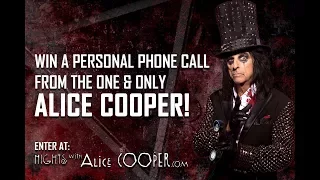 WIN A PHONE CALL FROM ALICE COOPER!