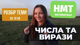 Підготовка до НМТ | Блок НМТ з математики | Числа та вирази | Опануєш тему за 10хв | Тест 2 ЗНО 2022