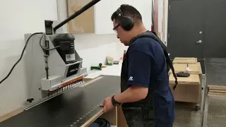 Delta line boring machine test