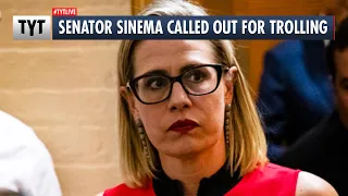 Sinema Trolls Reporters When Asked About Real Americans