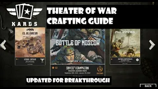 Theaters of War card set worth the cost? This is a crafting guide for KARDS ToW. Get the best value!